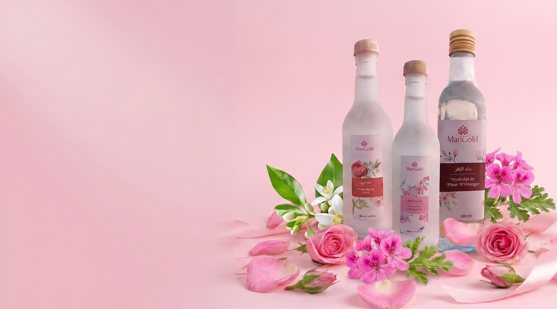 Collection de produits naturels Marigold